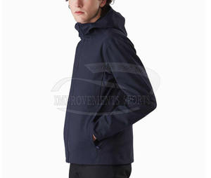 Mode unisexe hommes femmes coupe-vent enduit veste de randonnée imperméable Camping veste fabriquée au Pakistan - Product Image 5