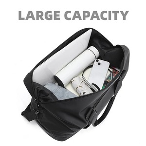 กระเป๋าเดินทางกันน้ำสำหรับใส่เล่นกีฬาในยิมใช้ในช่วงสุดสัปดาห์กันน้ำได้ช่องรองเท้าแบบแยกเปียกแห้งสำหรับฝึกกีฬา - Product Image 3