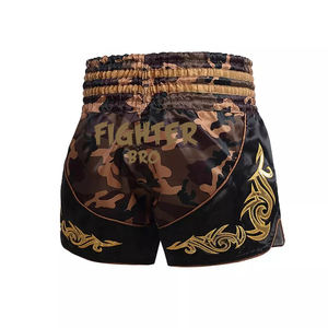 Respirant Hommes Shorts Dernière Conception Logo Personnalisé Imprimé Muay Thai Shorts MMA Gym Boxe Shorts pour Garçons - Product Image 3