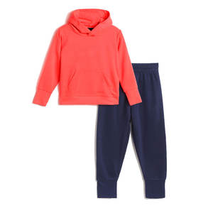 Combinaison de jogging athlétique en coton pour hommes, survêtement deux pièces, sweat-shirt et pantalon, entraînement sportif, tenue de fitness - Product Image 1