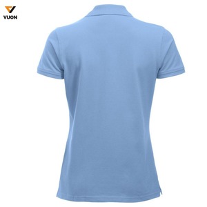 Nuevo estilo, venta al por mayor, ropa informal para mujer, polos, polos transpirables de manga corta de algodón 100% de alta calidad con logotipo personalizado - Product Image 4