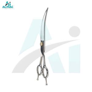 Almac กรรไกรตัดขนสัตว์เลี้ยงสแตนเลสใบมีดโค้งสำหรับตัดขนสัตว์เลี้ยงแบบสมบูรณ์ - Product Image 1