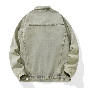 Veste en jean élégante pour homme, veste en jean décontractée tendance pour homme, coupe classique, streetwear, veste en jean pour vêtements d'extérieur, vestes pour homme - Product Image 2