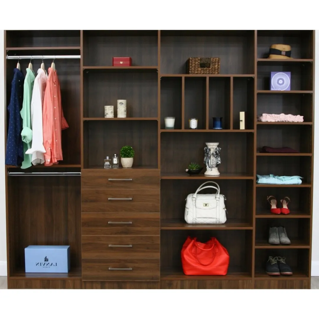 Armario de ropa de madera 2022, diseño Simple, organizador de armario blanco, fácil almacenamiento