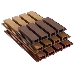 Panneau de revêtement mural moderne co-extrudé en WPC Conception étanche à l'humidité pour l'extérieur Décoration murale élégante pour hôtels - Product Image 2