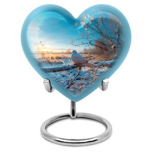 Urnes de 3 pouces-Urne coeur de crémation - Product Image 1
