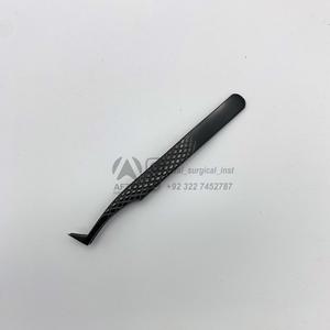 Extensions de cils en vrac de marque privée pince à épiler Logo personnalisé accessoires outil pince à cils ensemble or boîte en acier finition inoxydable - Product Image 3