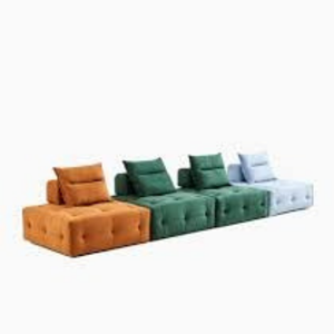 Juego de sofás pequeños para sala de estar acogedora Diseños de sofás compactos modernos para apartamentos - Product Image 4