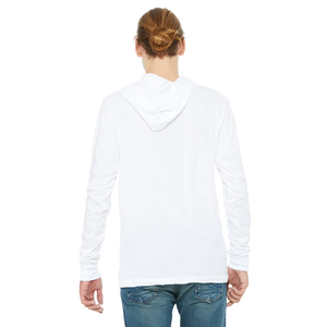 Camiseta con capucha de manga larga ajustada suave para hombre, sudaderas con capucha ligeras Bella + Canvas C3512, Sudadera con capucha Unisex - Product Image 3
