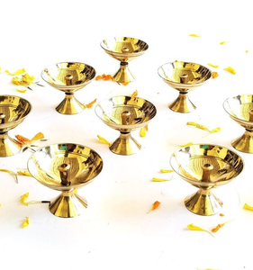 Diya อุปกรณ์ตกแต่งทองเหลืองสำหรับตกแต่งบริษัทผู้ผลิตที่ใหญ่ที่สุด - Product Image 4