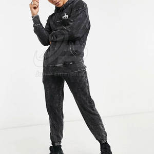 Conjunto Deportivo de Dos Piezas para Hombre, Transpirable, con Lavado Ácido, Estilo Urbano, para Uso Diario Informal - Product Image 2