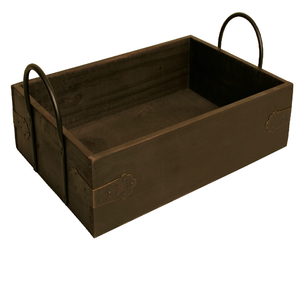 Nouveau design plateau en bois rond plateau de service à café maison hôtel plateaux cadeau de pendaison de crémaillère personnalisé prix le plus bas - Product Image 1