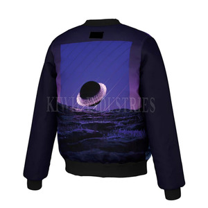 2024 hommes Sublimation nouveau Style veste personnalisée 100% coton plaine hommes mode Sublimation veste - Product Image 4