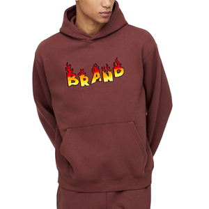 OEM Pull de haute qualité Sweats à capuche surdimensionnés pour hommes Logo personnalisé Poids lourd à épaules tombantes Streetwear Sweat à capuche pour hommes - Product Image 1