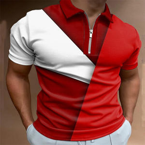 2023 verano ropa de hombre Polos moda solapa camiseta 3D estampado de secado rápido Golf Casual manga corta Tops ropa de calle de lujo - Product Image 2