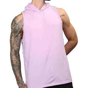 Gym Stringer Tank Top Hoodie Hommes Bodybuilding Sleeveless Hoodie Hommes Fitness Singlets Gilets Sportswear Hooded Vest Tank Tops - Product Image 6