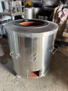 เตาถ่าน tandoorr เตาดินเหนียวแฮนด์เมดสำหรับนาโรตีแท้และเคบับเหมาะสำหรับใช้ในสวนหรือร้านอาหาร - Product Image 5