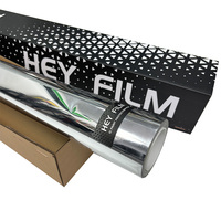 Film de protection de peinture chromé argenté en TPU de qualité supérieure, anti-rayures, brillant, pour envelopper les véhicules