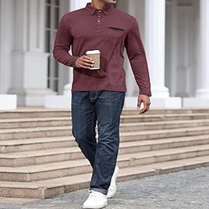 Qualité 100% coton à manches courtes respirant travail uniforme blanc Golf polos affaires plaine Polo Shirtmade par robe de sport - Product Image 5