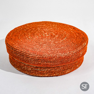 Seagrass Cover Basket with Braided Round Bowl Set Spice Storage Use - Product Image 6