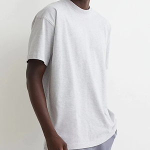 Latest Design High Quality Custom Luxury Plus Size Men's T-shirt Heavyweight 100% Cotton Boxy Drop Shoulder Oversized <b>Tshirt</b> - Product Image 2