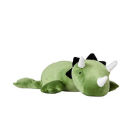 Coussin lesté en peluche Dinosaure 2025 avec rembourrage en coton PP pour lutter contre l'anxiété, idéal pour les jouets en peluche