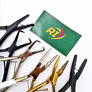 คีมอเนกประสงค์สแตนเลสสำหรับต่อผม ยี่ห้อส่วนตัว คุณภาพสูง ด้ามจับสีดำ เป็นมิตรกับสิ่งแวดล้อม - Product Image 3