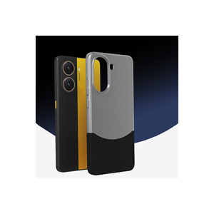 Coque arrière de protection premium Netzy, double coque magnétique en silicone pour Poco X7 Pro, anti-traces de doigts, silicone souple INS - Product Image 3