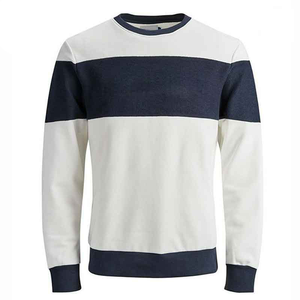 Sweat-shirt en coton biologique lourd de haute qualité Logo personnalisé surdimensionné col rond polaire française 3D personnalisable sweat-shirt blanc - Product Image 5