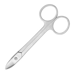 Ciseaux de beauté écologiques en acier inoxydable incurvé de qualité supérieure pour une coupe précise de la peau, manucure et soin des cuticules, durables - Product Image 5