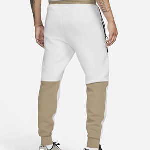 Pantalons de survêtement pour homme personnalisés 100% coton, pantalon d'entraînement mi-taille en laine peignée, fermeture à cordon élastique, service OEM disponible - Product Image 2