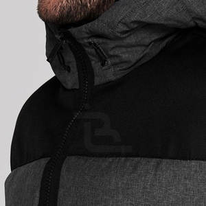 Chaqueta acolchada reflectante para hombre ajustada de fabricación profesional, ropa informal, chaqueta acolchada reflectante gruesa a la moda para exteriores para hombre - Product Image 4