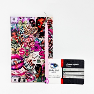 Hot-bán xu hướng Acrylic Lash mở rộng lông mi gạch biểu tượng tùy chỉnh từ tấm hình chữ nhật hình dạng hiện đại làm bằng tay bền vững - Product Image 2