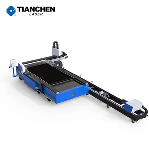 Tianchen China manufacturer 3015 3000w metal sheet plate and tube stainless steel cutter cnc fiber laser cutting machine