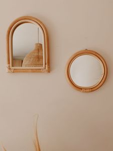 Solid wood wall <b>mirror</b> <b>frame</b> with distressed finished and antique touch for classic and contemporary home wall decor styles - Product Image 4