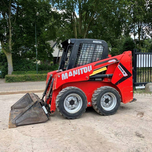 Mini-chargeuse compacte sur roues Manitou 1050R MT d'occasion pour travaux de construction, moteur diesel Mitsubishi, hydraulique Parker haute performance - Product Image 1
