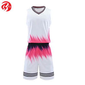 Ensembles d'uniformes de basket-ball en polyester de haute qualité pour hommes et femmes Tissu respirant à séchage rapide Certifié BSCI Imprimé Taille Plus - Product Image 6