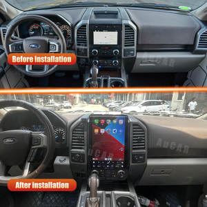 Reproductor Multimedia DVD AuCar de 14.4 Pulgadas con Android 13 Estilo Tesla y Navegación <span class=keywords><strong>GPS</strong></span> para <span class=keywords><strong>Ford</strong></span> <span class=keywords><strong>F150</strong></span> 2015-2021, Radio Estéreo con Video para Automóvil - Product Image 3