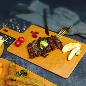 Toptier Planche à découper en fibre de bois pour la cuisine avec poignée Planche à découper en bois de cuisine antidérapante - Product Image 6