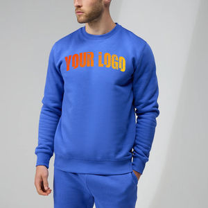 Vente en gros 100% coton Sweat-shirt pour hommes Printemps Vêtements décontractés Manches longues Épaule tombante surdimensionnée Sweats à capuche et sweat-shirts pour hommes - Product Image 6