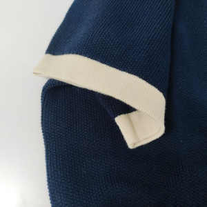 Polo en maille pour homme de haute qualité, 100 % coton, boutons, couleurs contrastées, vente en gros - Product Image 5