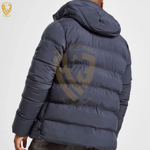 Men's High Street Style Puffer Jacket Quality <b>Canvas</b> Fabric Custom Logo Fashionable Design Winter Wholesale Price Available - Product Image 3
