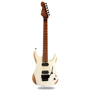 Guitare électrique SBS VS260 avec manche en érable, corps en acier, tremolo Floyd Rose, micros humbucker Alnico II entièrement enroulés, finition polie - Product Image 6