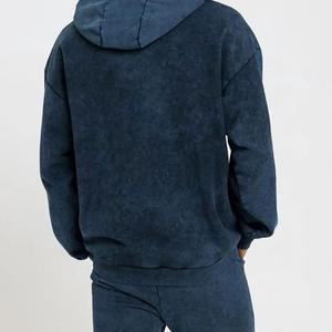 Chándal Deportivo para Hombre con Lavado Ácido, Precio Razonable, Poliéster/Algodón, Invierno, Transpirable, Cortavientos, Ligero, Sudadera con Capucha y Pantalones, Logotipo Personalizado - Product Image 6