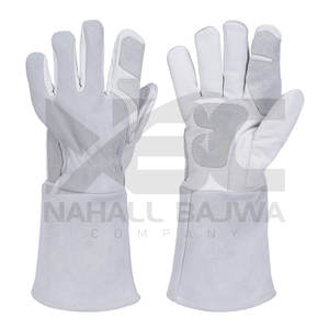 Gants de soudage en croûte de cuir de vache de meilleure qualité, fabricants professionnels, gants de soudage légers - Product Image 4