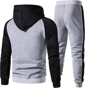 Survêtement de jogging pour homme avec votre logo, vêtements de sport d'hiver, 100% coton, couleur unie, respirant, décontracté, survêtement pour homme - Product Image 4