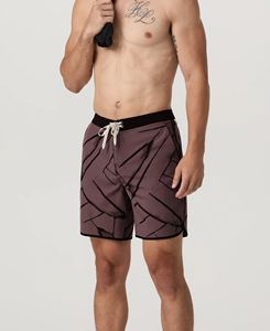 Short d'été pour hommes High Street New Style Embroidery Patch Sublimation Fermeture à cordon Respirant Tissé Active Bottoms Solid - Product Image 6