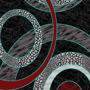 Alfombras Turcas Modernas de Polipropileno Tejidas con Jacquard a Máquina, Alfombras de Yute de Alta Calidad Resistentes a las Manchas, de Pelo Alto, Abstractas, para el Hogar - Product Image 1