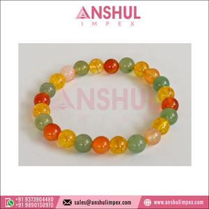 Energizes CREATIVITY Crystal Healing <b>Gemstone</b> Beaded Meditation <b>Bracelet</b>/Fashion Jewelry Intention <b>Bracelet</b> from Indian Supplier - Product Image 6