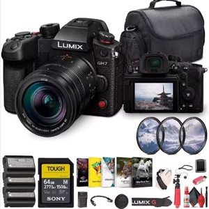 Entrega Express en 3 Días - Cámara Instantánea sin Espejo GH7 con Lente de 12-60 mm F/2.8-4, Tarjeta SD de 64 GB, Modelo 4K 8K DC-GH7LK, Sellada en Caja - Product Image 3